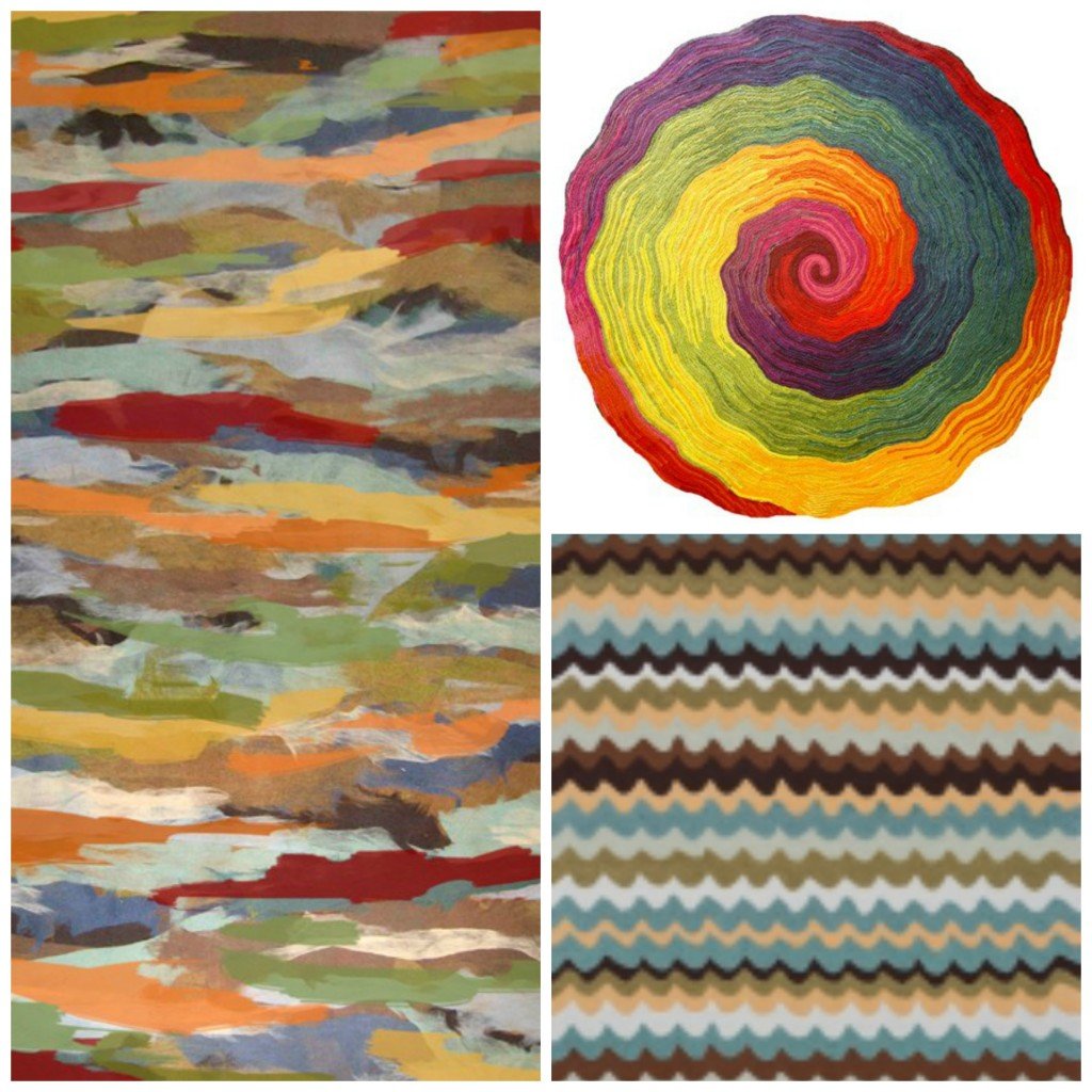 variety of colorful rugs