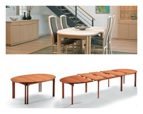 different types of extendable dining table