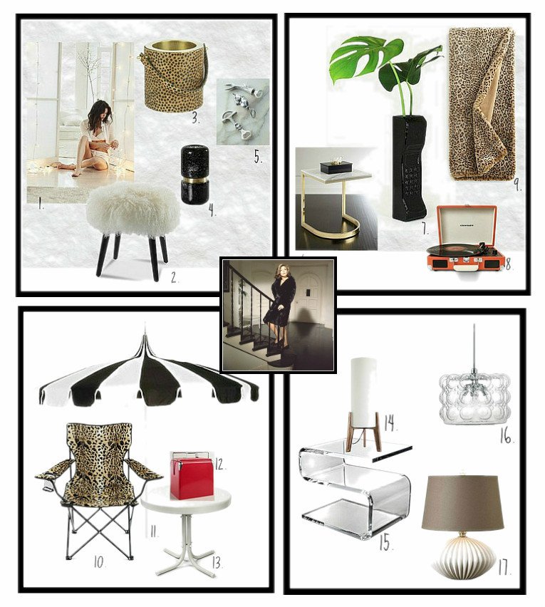 variety of Retro Inspired Black and White Room Ideas