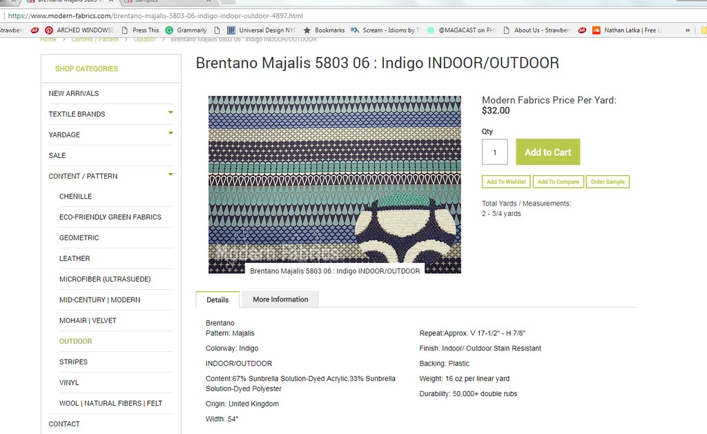 screenshot image of Brentano Majalis fabric