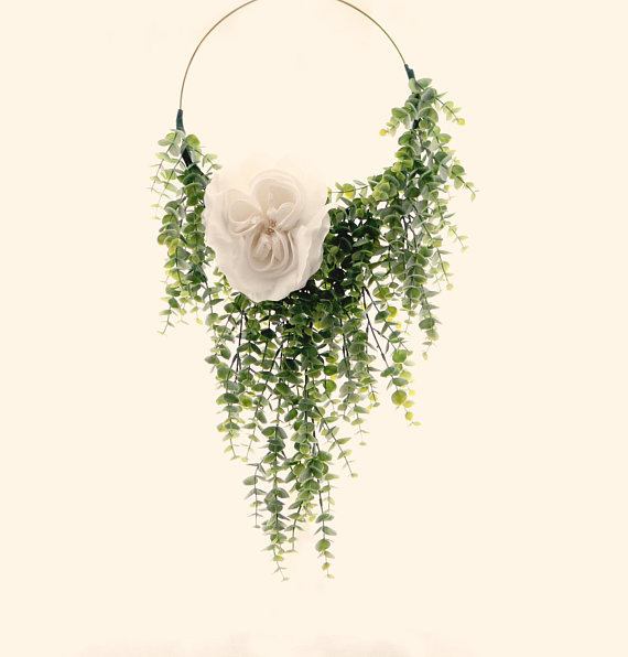 hanging flower with a plant