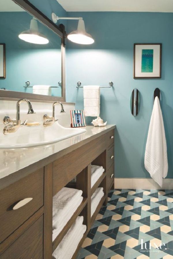 Blue And Brown Bathroom Designs