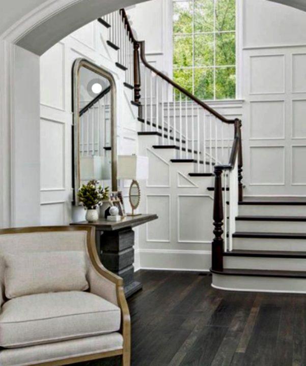 Two-Story Foyer. From Drab to Pretty - My Decorating Tips