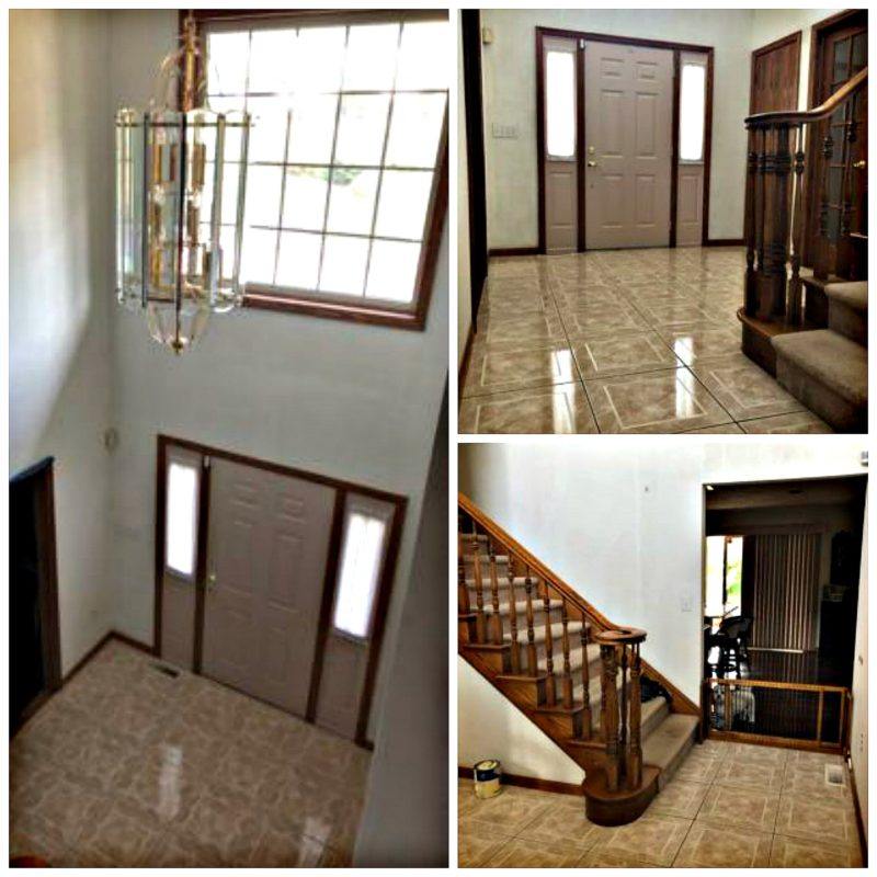 two-story foyer 
