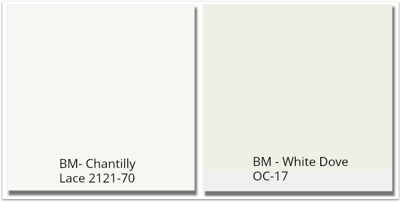 compare two white colors side by side